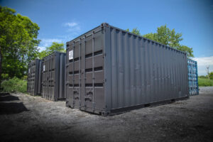 Used, reconditioned seacan shipping container for sale by Spaces Storage.